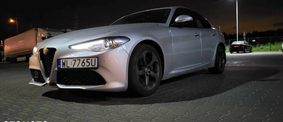 Alfa Romeo Giulia cena 83000 przebieg: 34100, rok produkcji 2017 z Legionowo małe 154